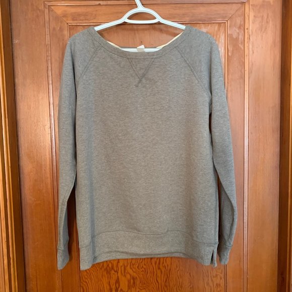 NWT Alternative Vintage Sport French Terry B-Side Reversible Sweatshirt Gray - M - Picture 16 of 16